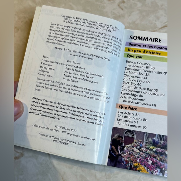 Boston map guides (French) - Picture 4 of 4